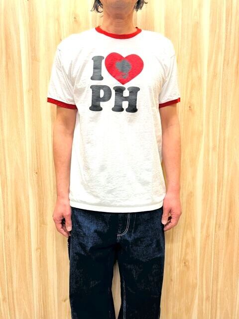 I Love PH” Ringer T-Shirt (アイラブピーチヘッズ リンガーTシャツ