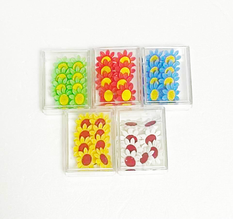 レトロポップ フラワーピン お花 画びょう | 六感堂 －昭和レトロ