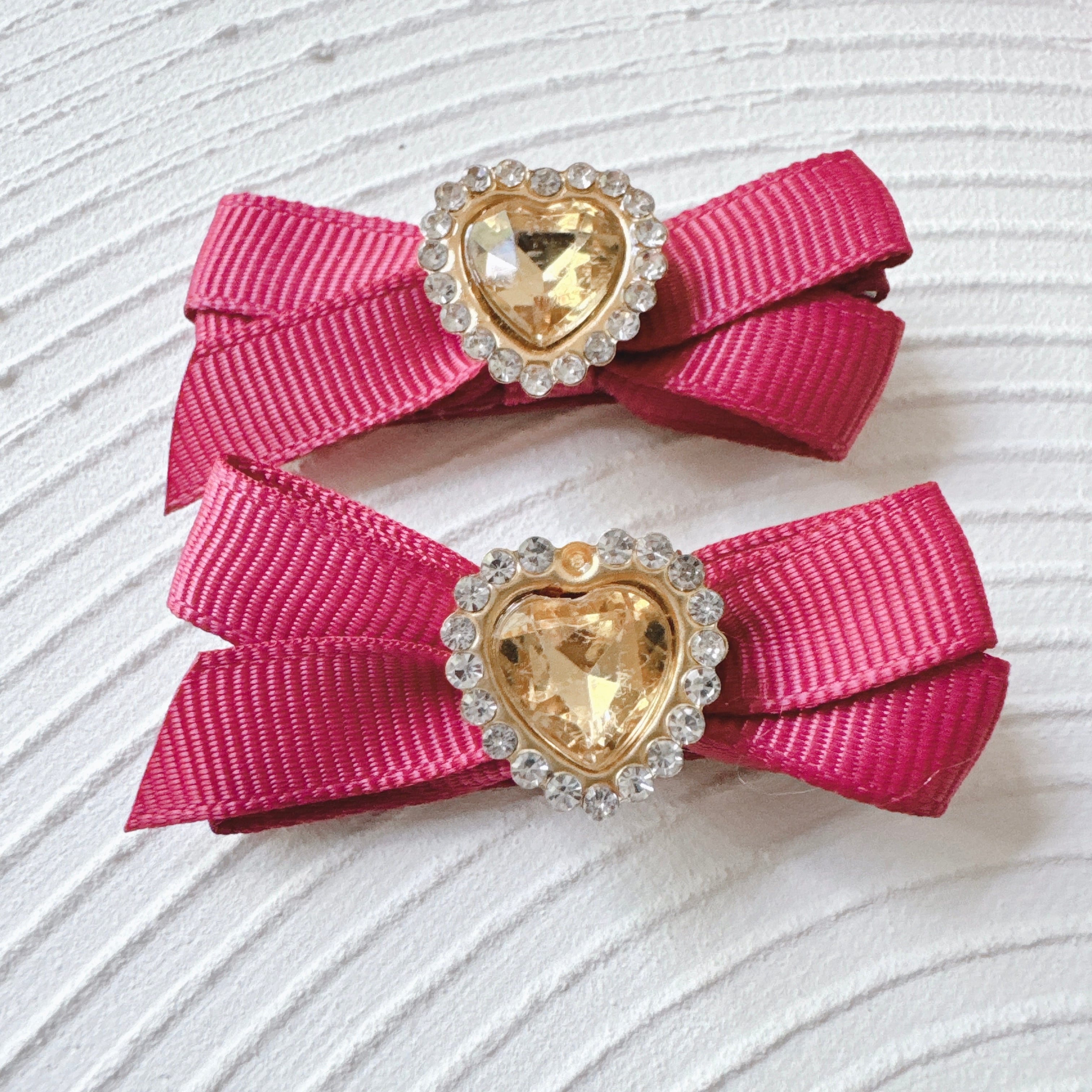 キラキラハートおリボンパッチン