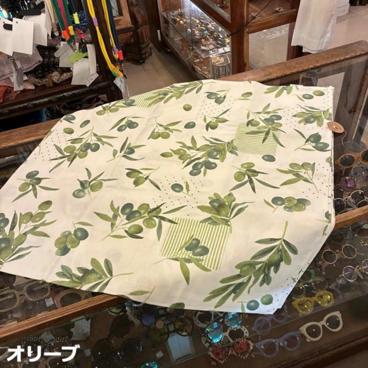 イタリア　カフェリアテーブルクロス　140×140cm　全6種　マルチカバー　 コットン　正方形　オレンジ　ホワイト　アウトドア　ガーデン　ロンバルディア