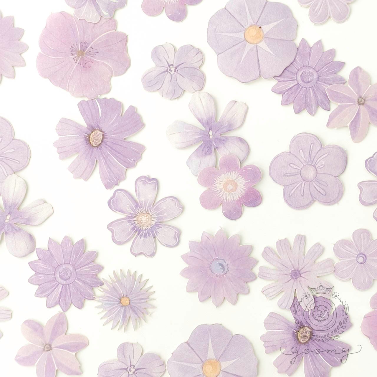 45枚入りシール SMALL FLOWER 1 <S1017>