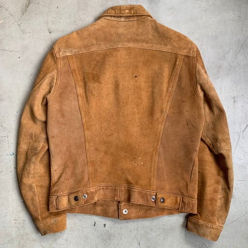 60's 70's Levi's リーバイス 3rd TYPE スエードジャケット Big E 希少 ブラウン 38位 ラフスエード USA製 希少  ヴィンテージBA-1037 RM1406H | agito vintage powered by BASE