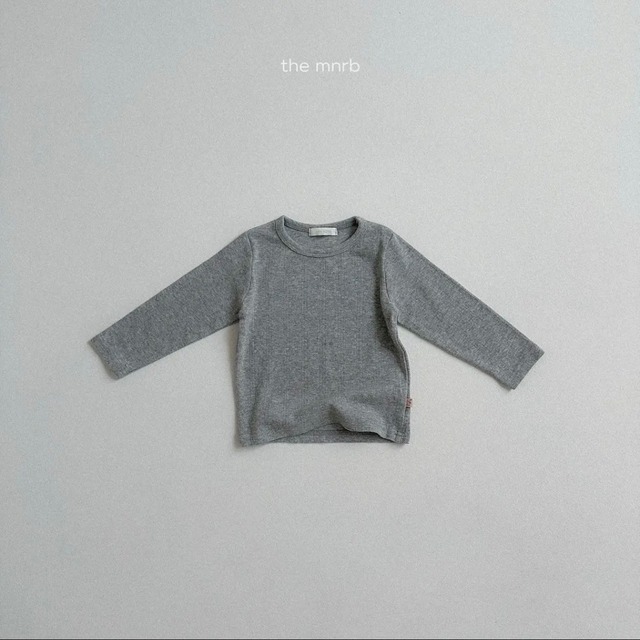 【即納】Eyelet round tee / minirobe