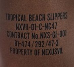 TROPICAL BEACH SLIPPERS