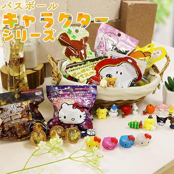 サンタン 光る マイメロディ バスボール おもちゃ入り 3個セット