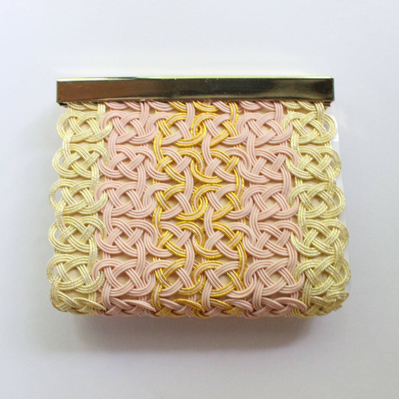 受注生産】お金とご縁を結ぶ 水引がま口財布（ローズピンク） | 紙単衣