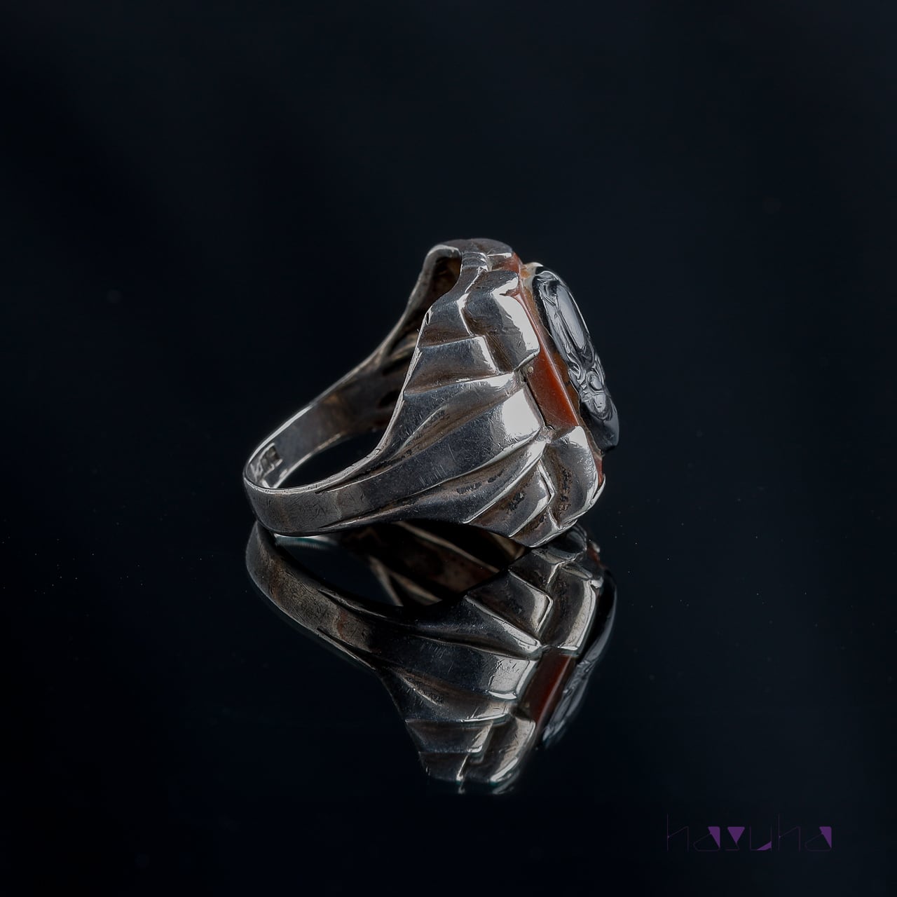 専用　激渋　ヴィンテージ　オニキス　アンティーク　アメリカ　シルバー　シグネット 楽天市場】【FUNNY公式ストア】 ナバホ族 オニキス ブレスレット