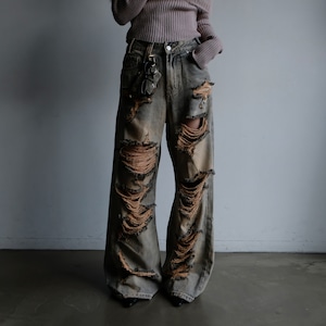 HARD CRUSH STRAIGHT DENIM