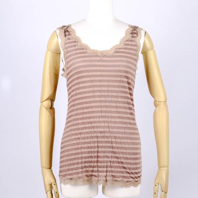 ランニング　下着　TUNIC【定番】サッカーボーダー　ランニングシャツ　モカ　9009-E