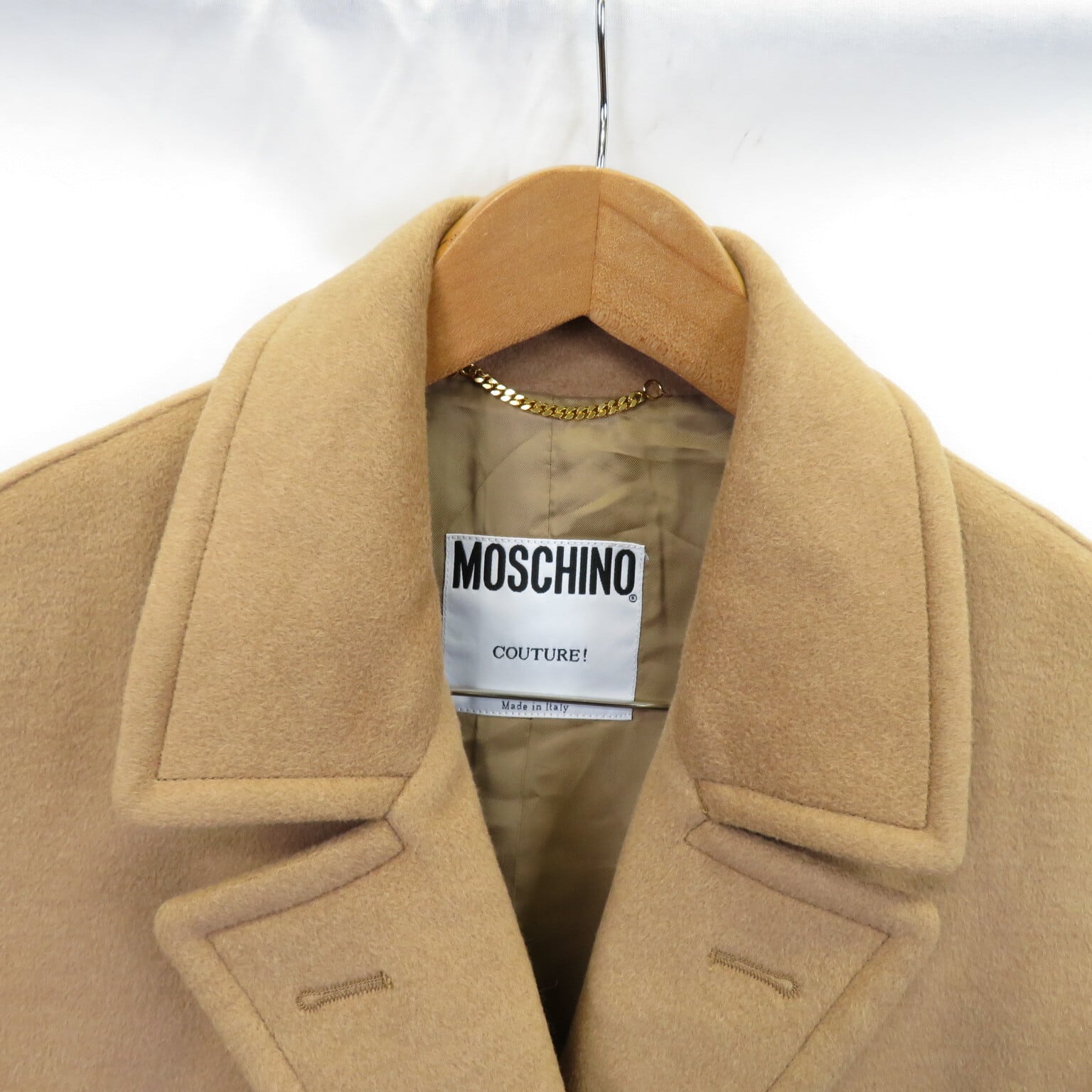 MOSCHINO COUTURE カシミヤウール ロング コート size40 MOSCHINO COUTURE カシミヤウール ロング コート size40