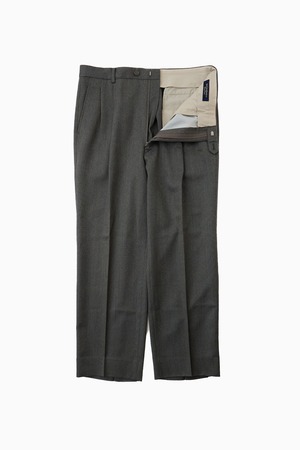 90s Yves Saint Laurent 2-tuck wide slacks