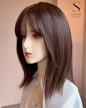 18プレミアム・カノン(ブラウン)人毛フルウィッグ