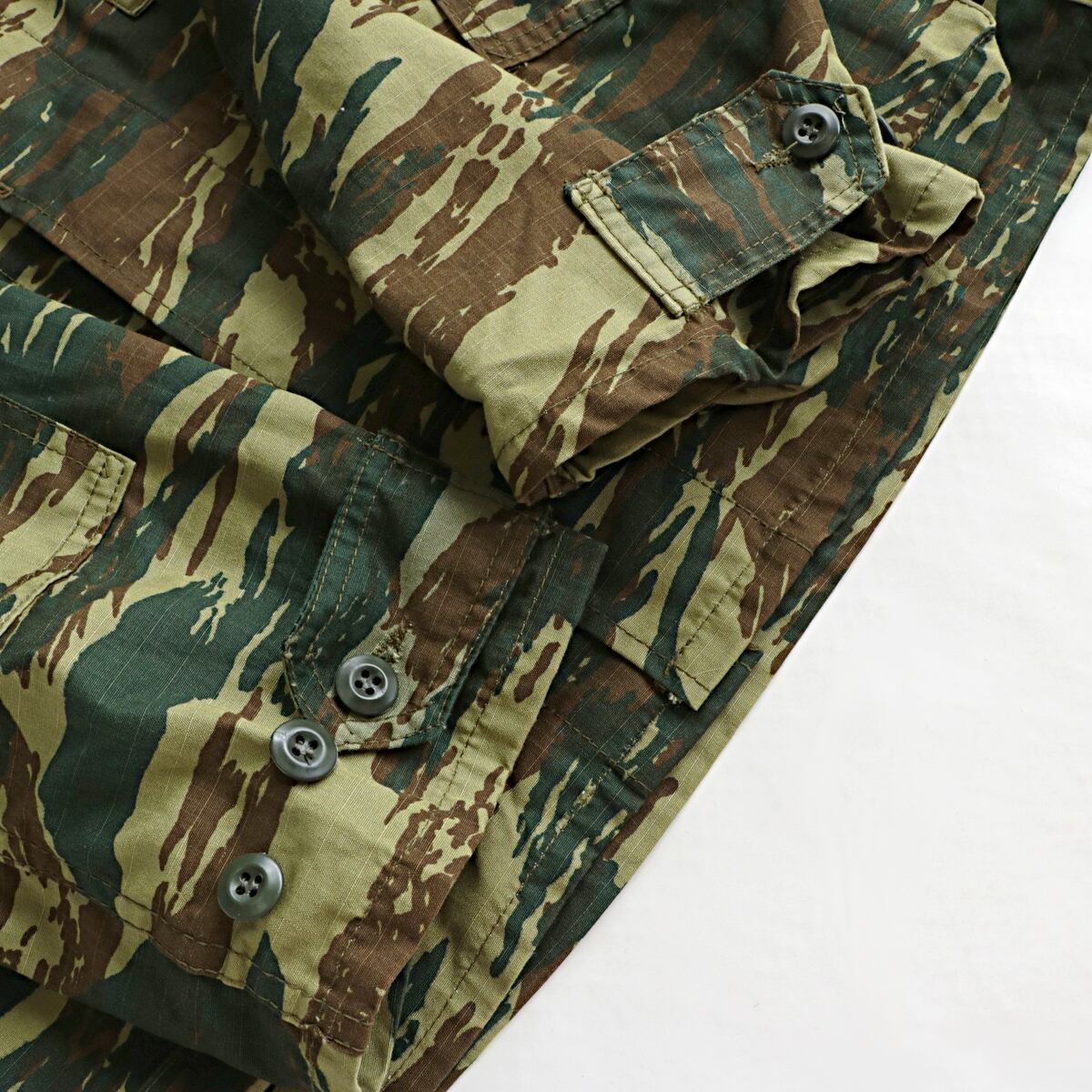 ギリシャ 陸軍 リザードカモ 迷彩 ＢＤＵ フィールド ジャケット 古着 used | khaki select clothing powered  by BASE