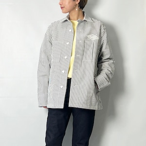 beautiful people ビューティフルピープル cotton ox stripe emb shirt blouson 1425106003 2024春夏新作  [送料無料]