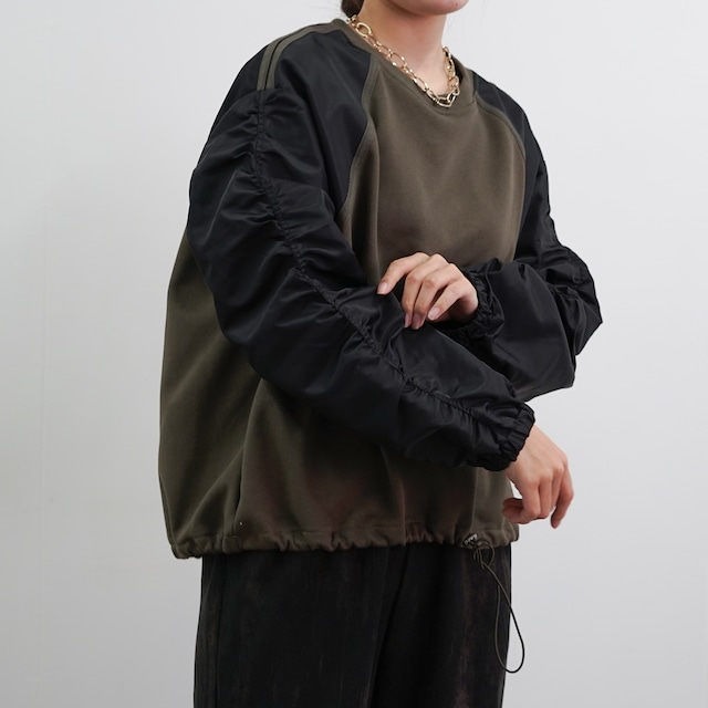 異素材AラインドロストTOPS