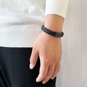 Color Leather Bracelet〈316L〉
