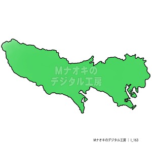 少しゆるい東京都地図　A slightly loose Tokyo map