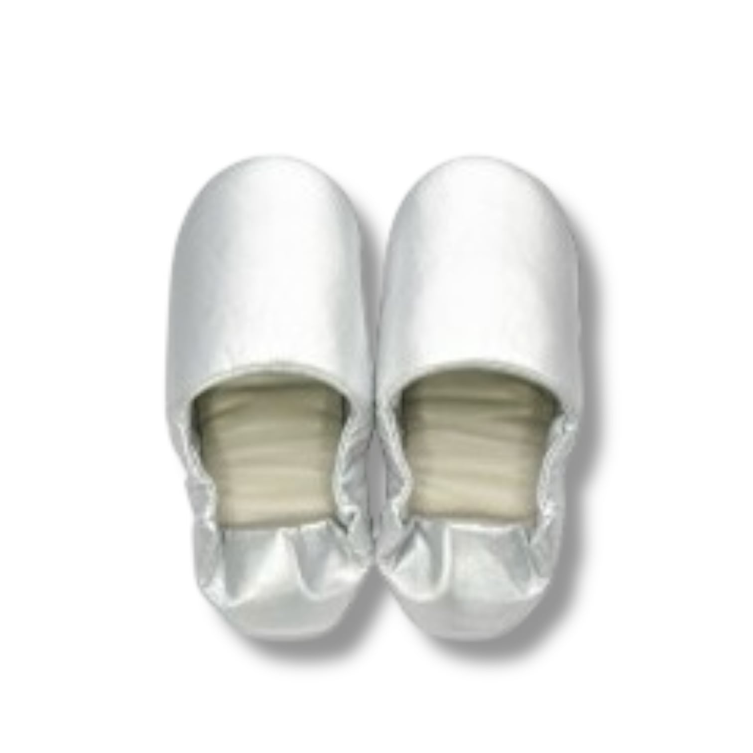 "Women's"ポータブルスリッパ ポーチ付き -Silver