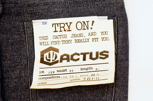 149 CACTUS デッドストック 昭和レトロ ヴィンテージ ベルボトム