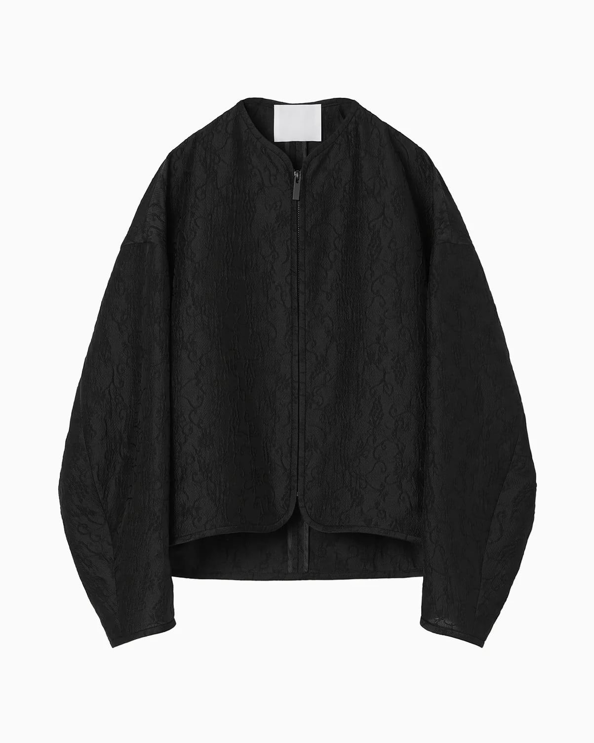 Mame Kurogouchi】Arabesque Jacquard Short Jacket/black | TOLMA.