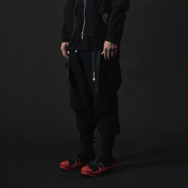 PUPIL TRAVEL 20SS パラシュートパンツ PUPIL TRAVEL 20SS ダブルベルトパラシュートパンツ | テックウェア