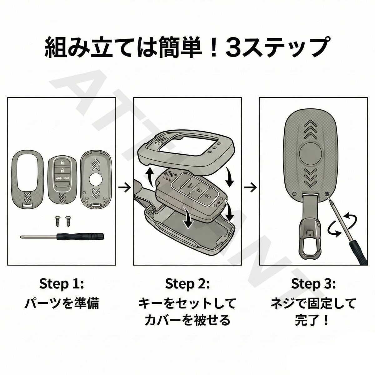 シビック Type R FL5 スマートキーケース シリコン ABS ハイブリッド