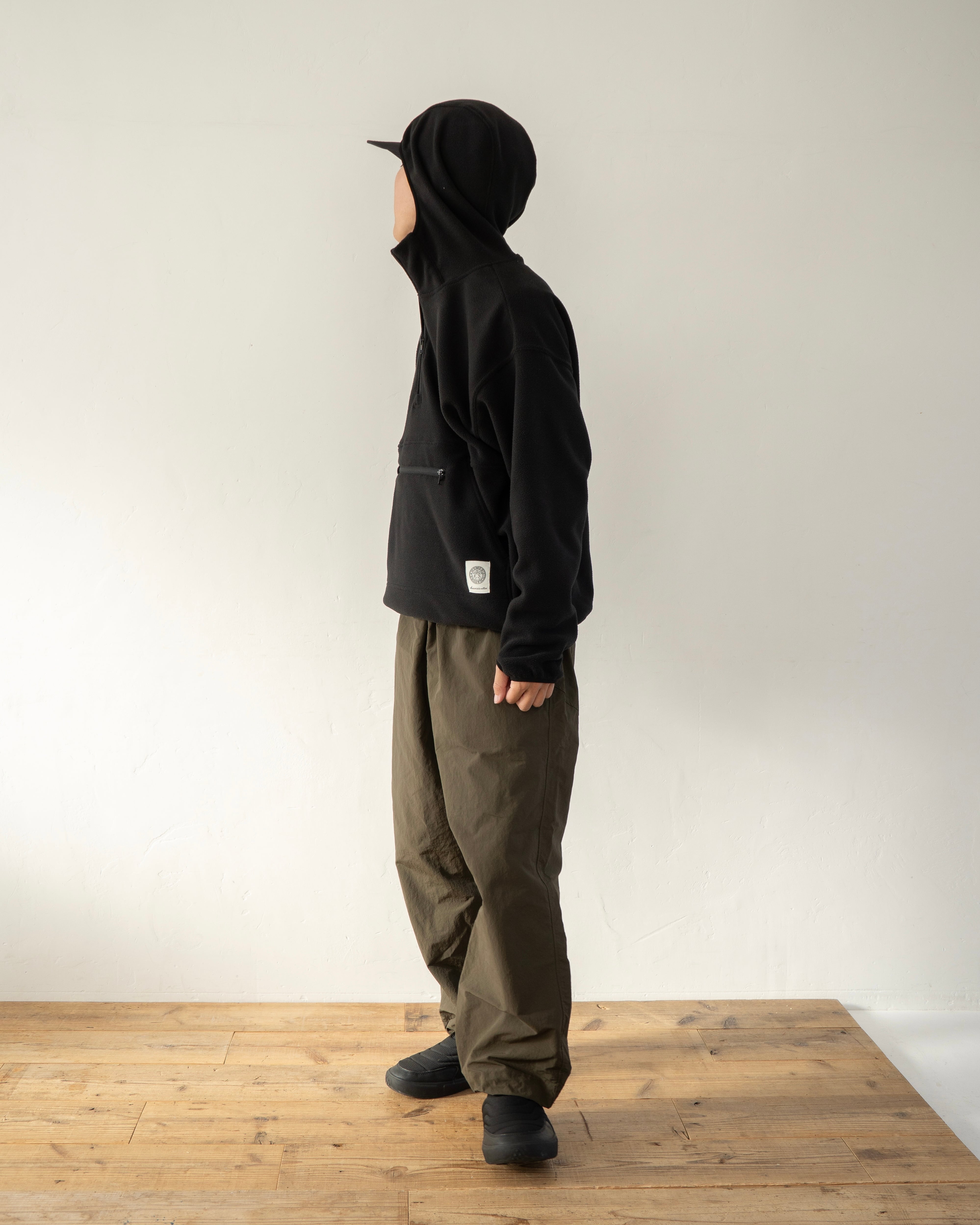 FLEECE ANORAK BLACK