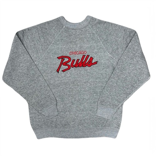 Chicago Bulls Raglan Sweat / DISCUS / M / MADE IN USA / 80s