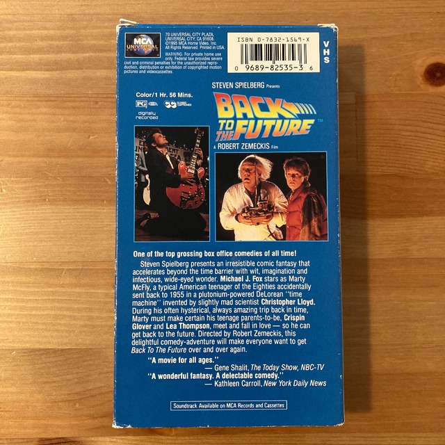 バックトゥザフューチャー  VHSビデオ 海外版
