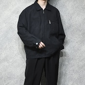 fake suede jacket black