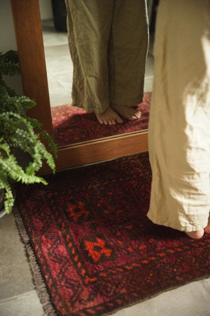 484-Vintage Baluch rug