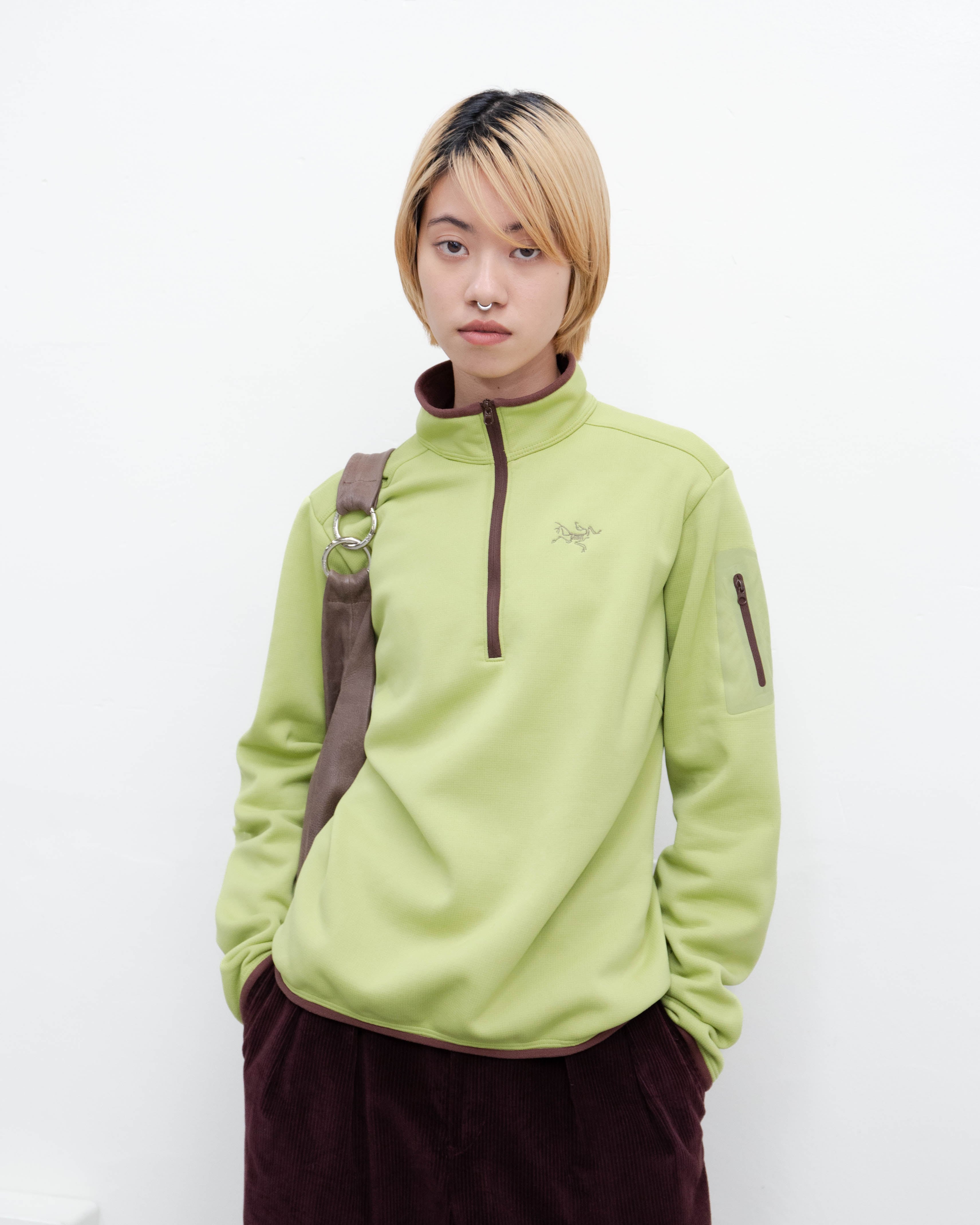 2000s ARC'TERYX - Kyanite / half-zip stretch fleece pullover