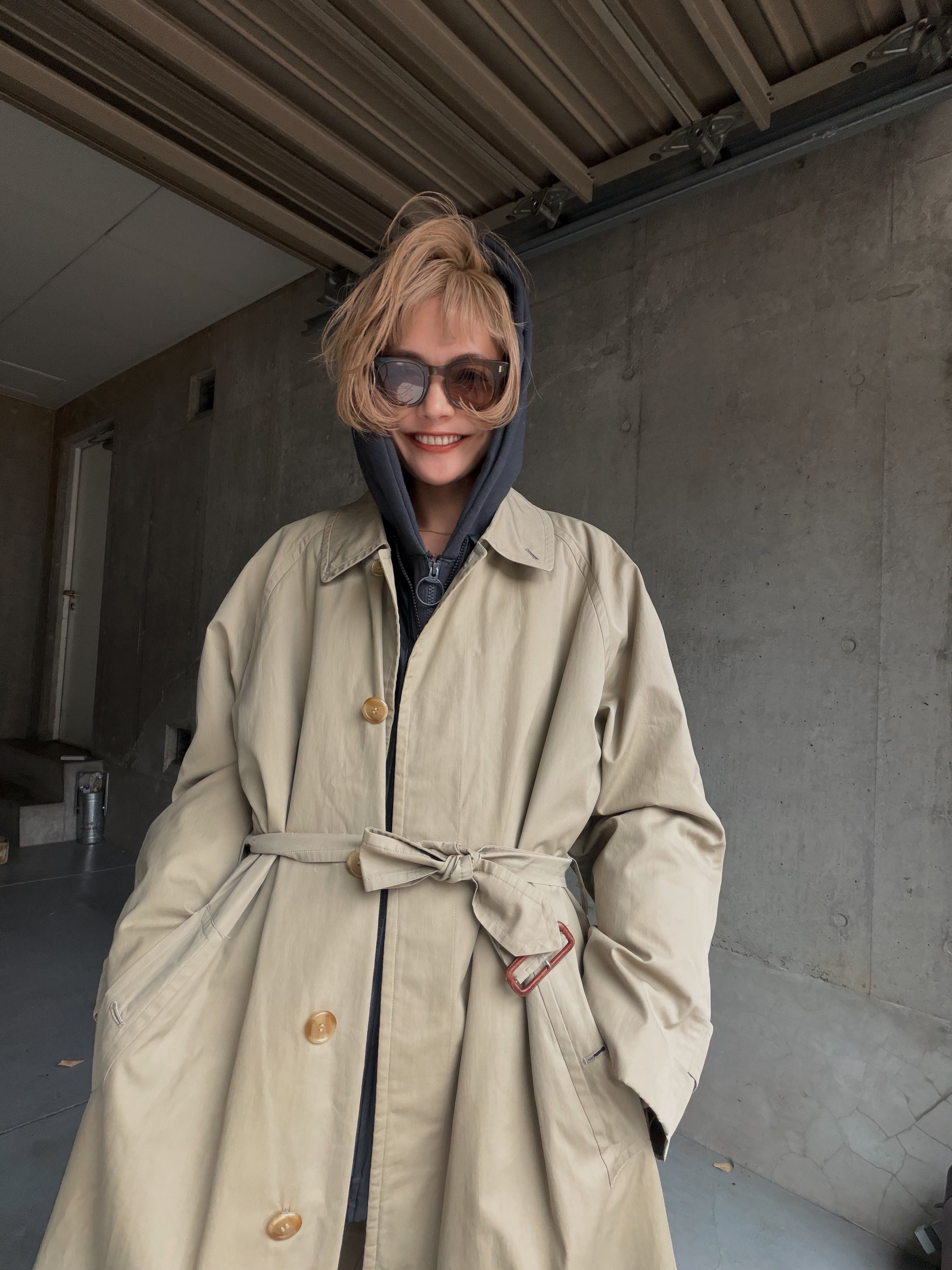 (OT1367)90‘s old Burberrys solution collar coat