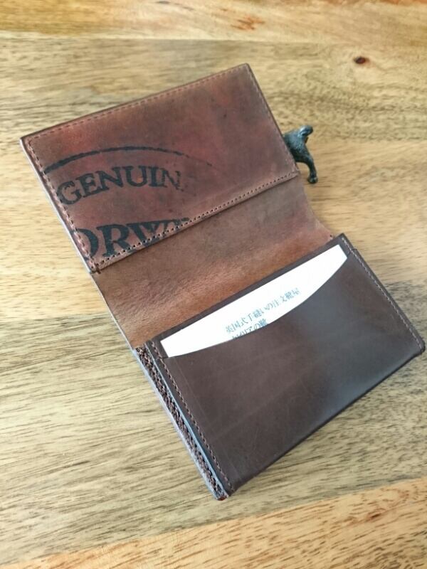 シェルコードバン#8 名刺入れA | FREAK LEATHER ARTISAN - Yokohama
