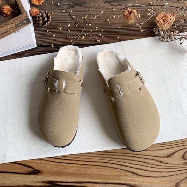 スエードボアスリッポン W1045