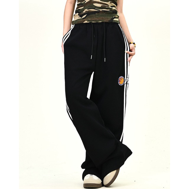 side double line logo pants　サイドダブルラインロゴパンツ　J1215