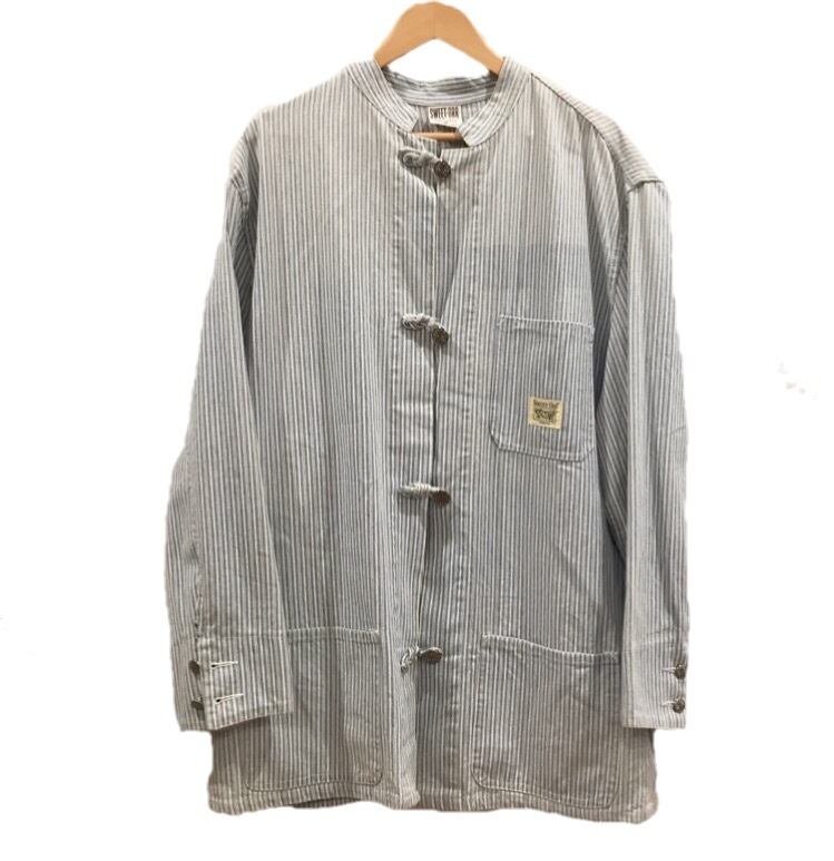 vintage SWEET-ORR CHINA BUTTON HICKORYH DENIM JACKET made in USA