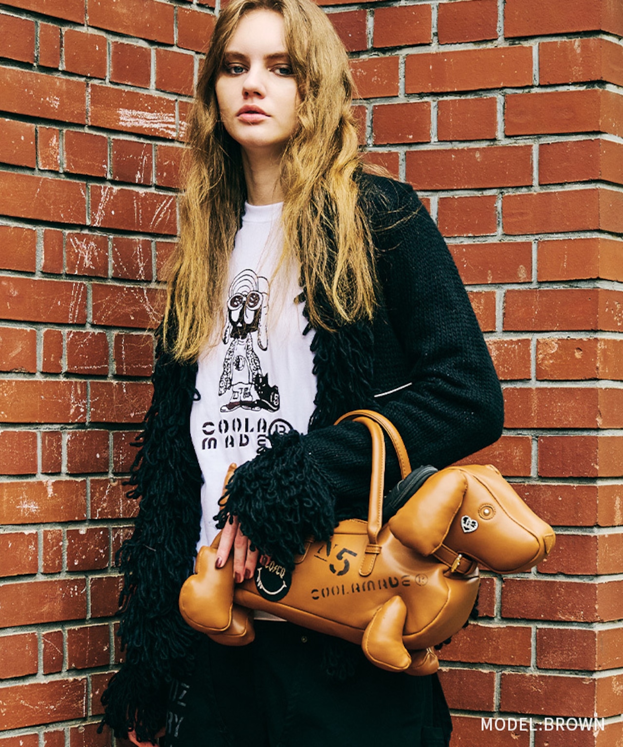 【直営限定ITEM】3D MY DOGGY BAG (BROWN) CQ-44549H