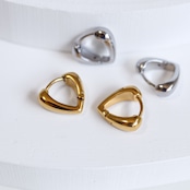 【ミニサイズ】stainless petit hoop pierce