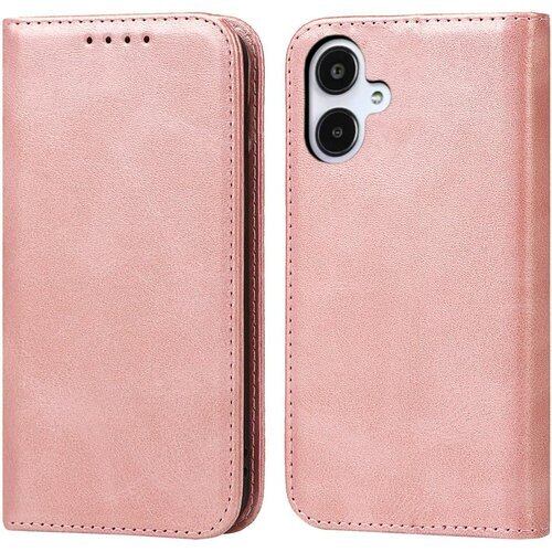 Galaxy A25 5G SC-53F SCG33 ケース 手帳型 ギャラクシー A25 5G 手帳ケース sc53f 手帳 スマホケース GalaxyA255G 手帳型カバー ギャラクシーA25 カバー GalaxyA255Gケース 適用 BonwFzin PU レザー ベルトなし マグネット フリップ カードケース カード収納 カード入れ スタンド 落ち着いた色 レトロ ピンク 3100