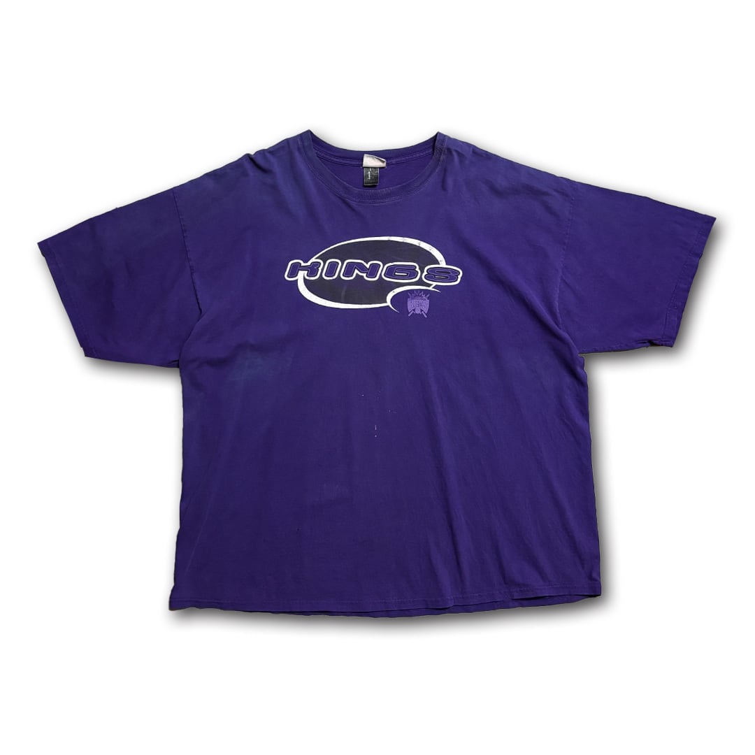Sacramento Kings Old Logo Printed T-shirt. NBA