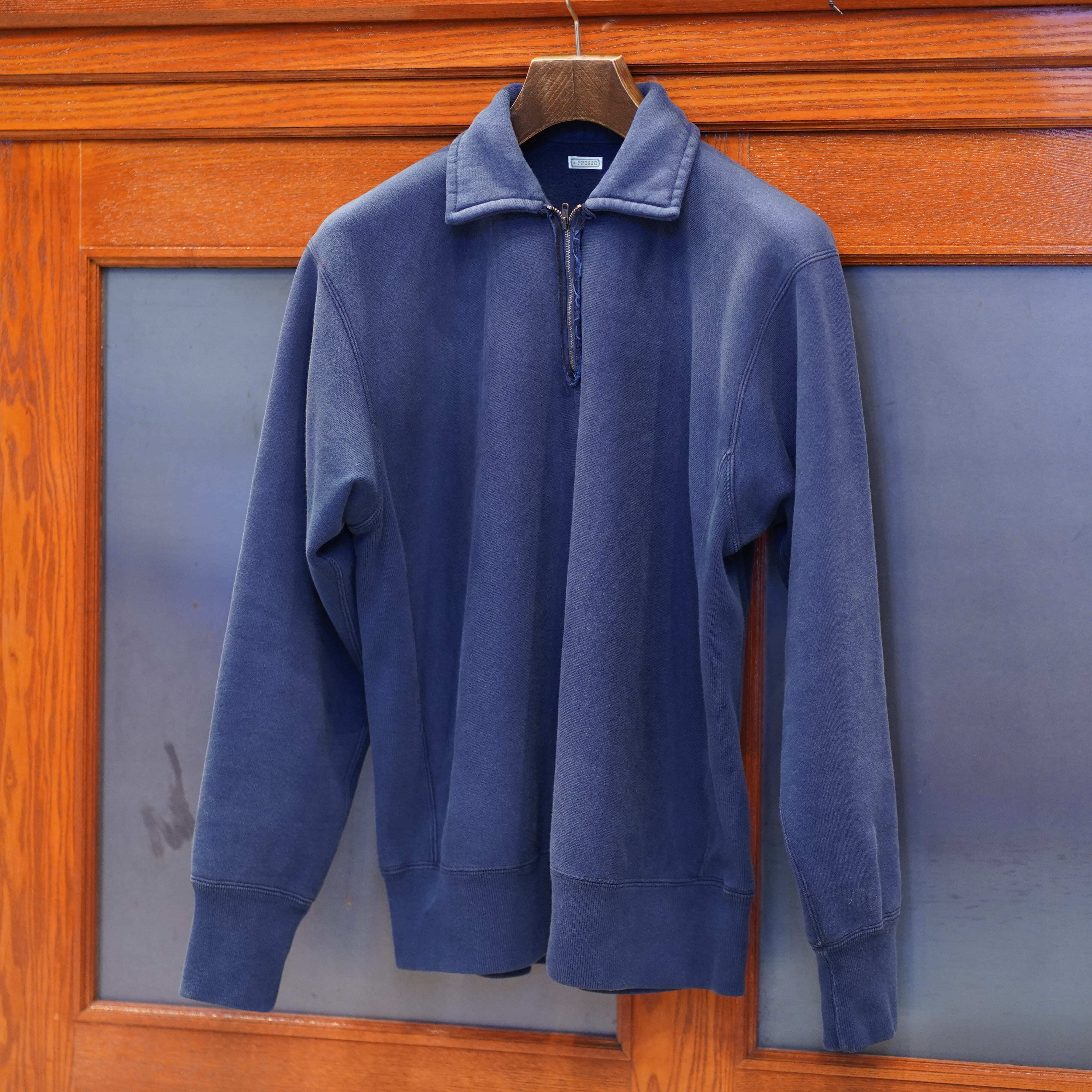 A.PRESSE Vintage HalfZip Sweatshirt 2 新品