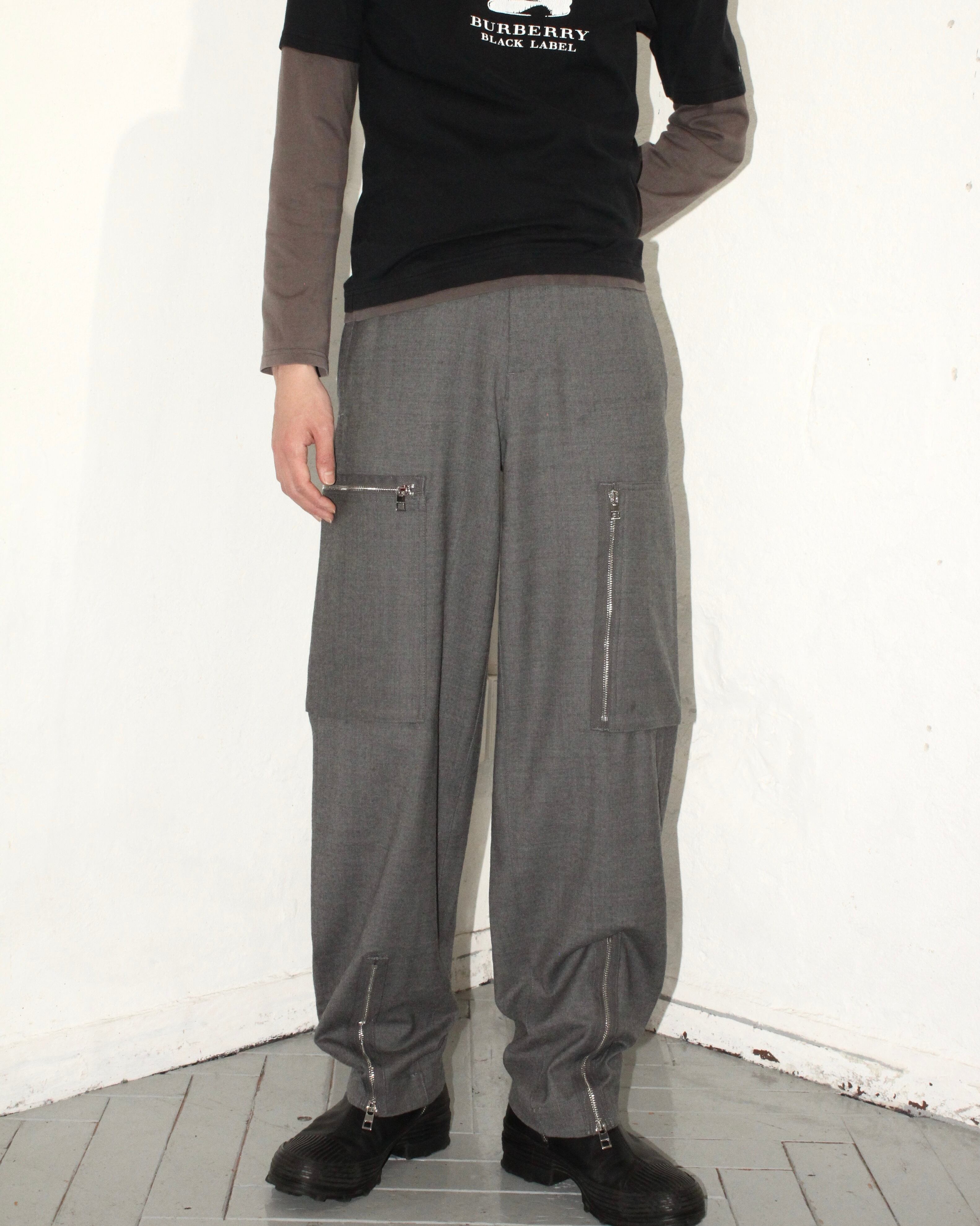 MICHAEL KORS Wool Gimmick Cargo Pants