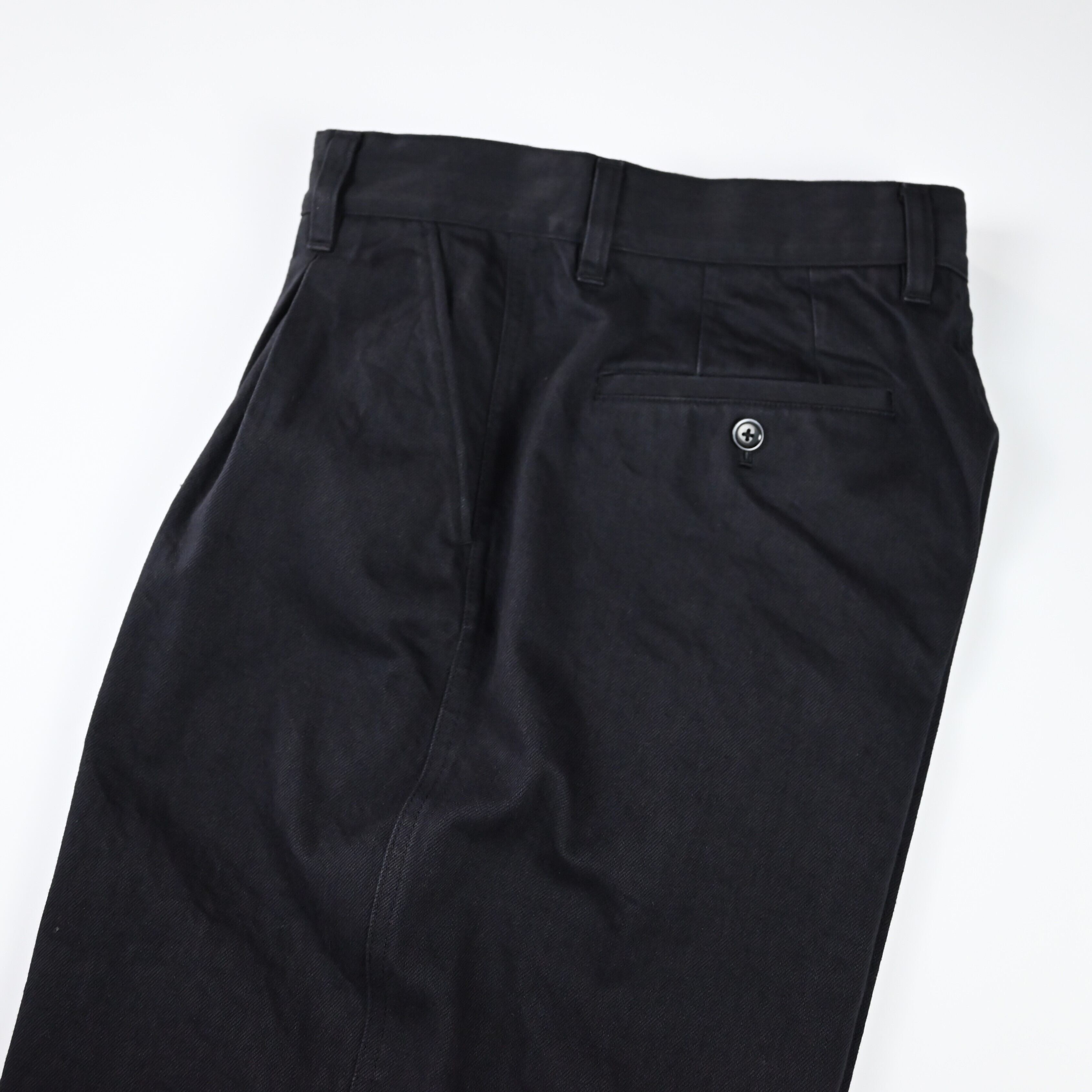 SAYATOMO / 2-Tack Cutoff Wide Denim Pants | GANKO