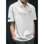 Short-Sleeve Polo Shirt Pocket ◇2color H0313