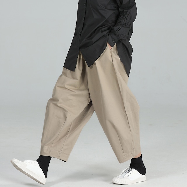 Barrel Plain Pants【TR3199】