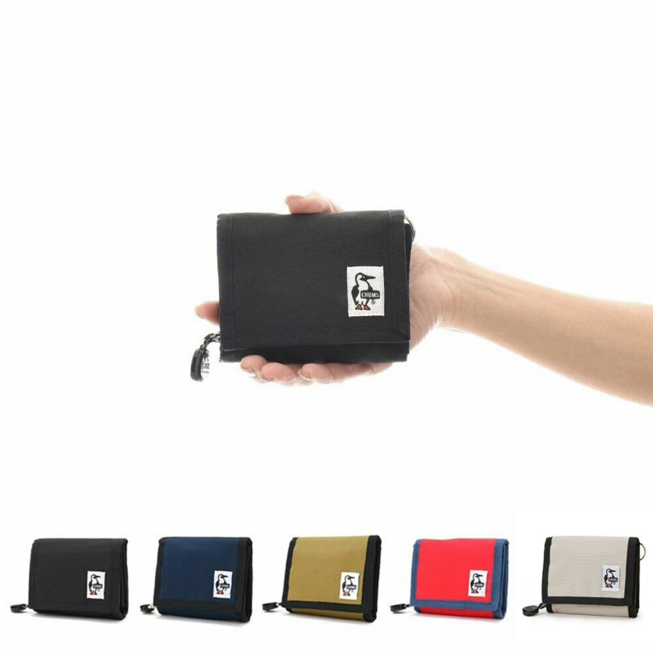 【ブラック】チャムス CHUMS リサイクルマルチウォレット Recycle Multi Wallet CH60-3988