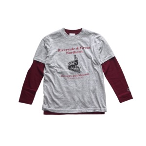 ＜VINTAGE＞Kids Riverside & Great Northern Railway T-Shirt｜キッズ ヴィンテージTシャツ