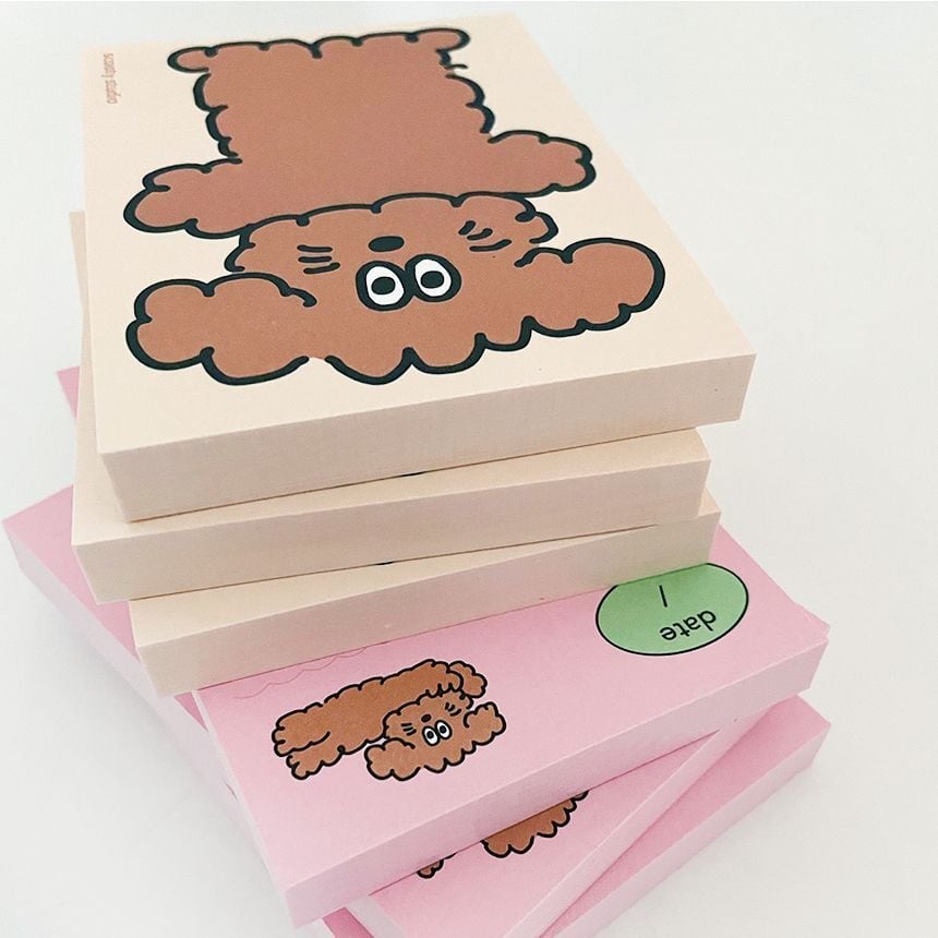 scooty studio] charlie メモパッド（全3種） | moim - 韓国雑貨や小物