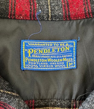-Pendleton- Vintage 50s M Board Shirt made in USA
